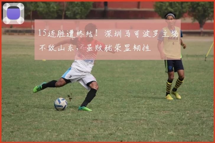 15连胜遭终结！深圳马可波罗主场不敌山东，虽败犹荣显韧性